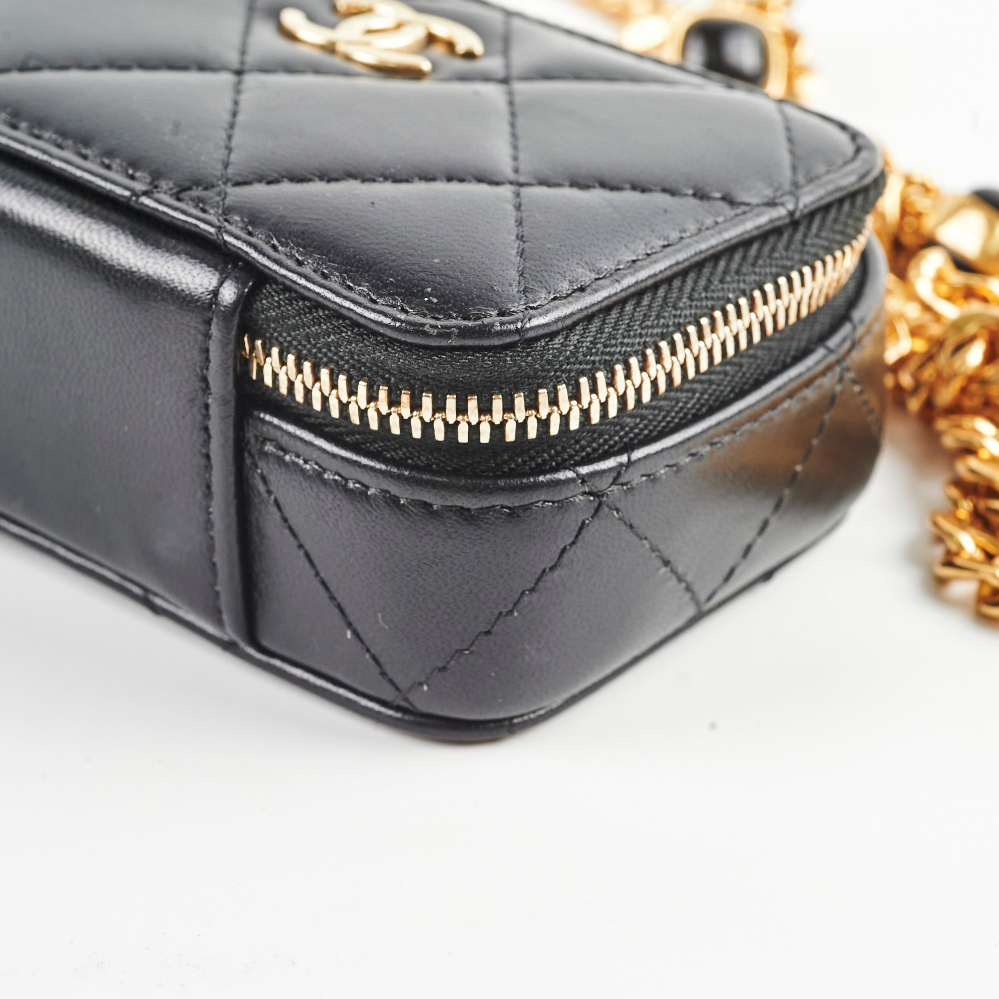 Chanel Lambskin Micro Bag Black - Luxury Mini Crossbody Bag for Women | Perfect for Evening Parties, Date Nights & Special Occasions