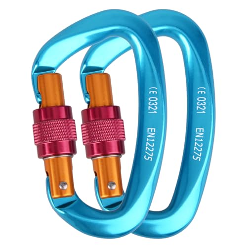 25KN Screw Gate - 2 Blue