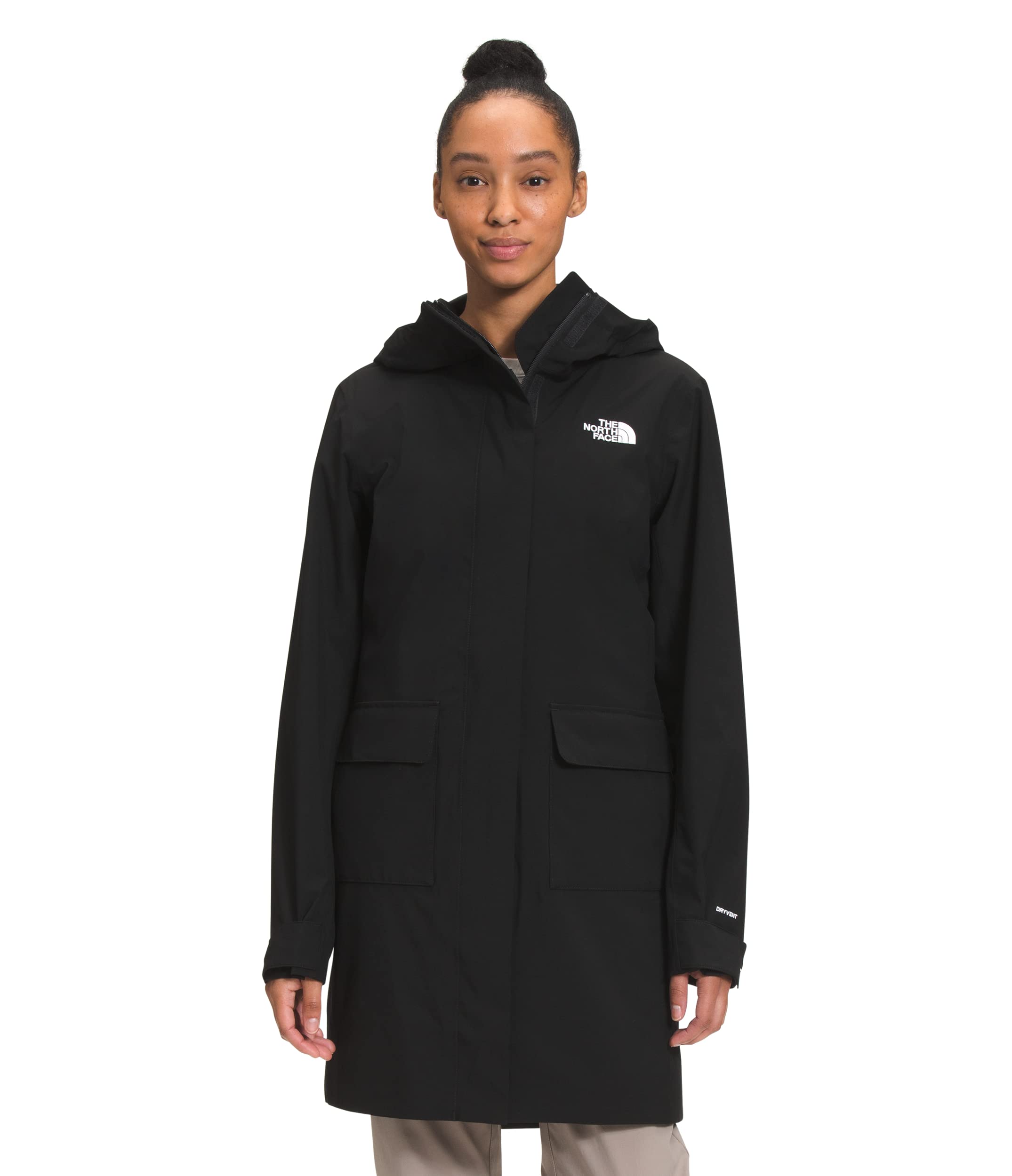 The North Face City Breeze Rain Parka II - Waterproof Windproof Lightweight Jacket for Men & Women | Perfect for Urban Commuting, Hiking & Outdoor Adventures