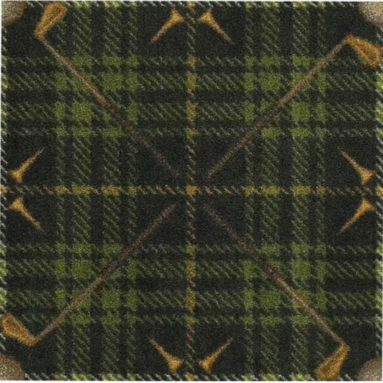 Joy Carpets Sports Fan Saint Andrews Area Rug - Soft Pine Design for Living Room, Bedroom, and Game Room Decor - Perfect for Sports Enthusiasts and Home Decor