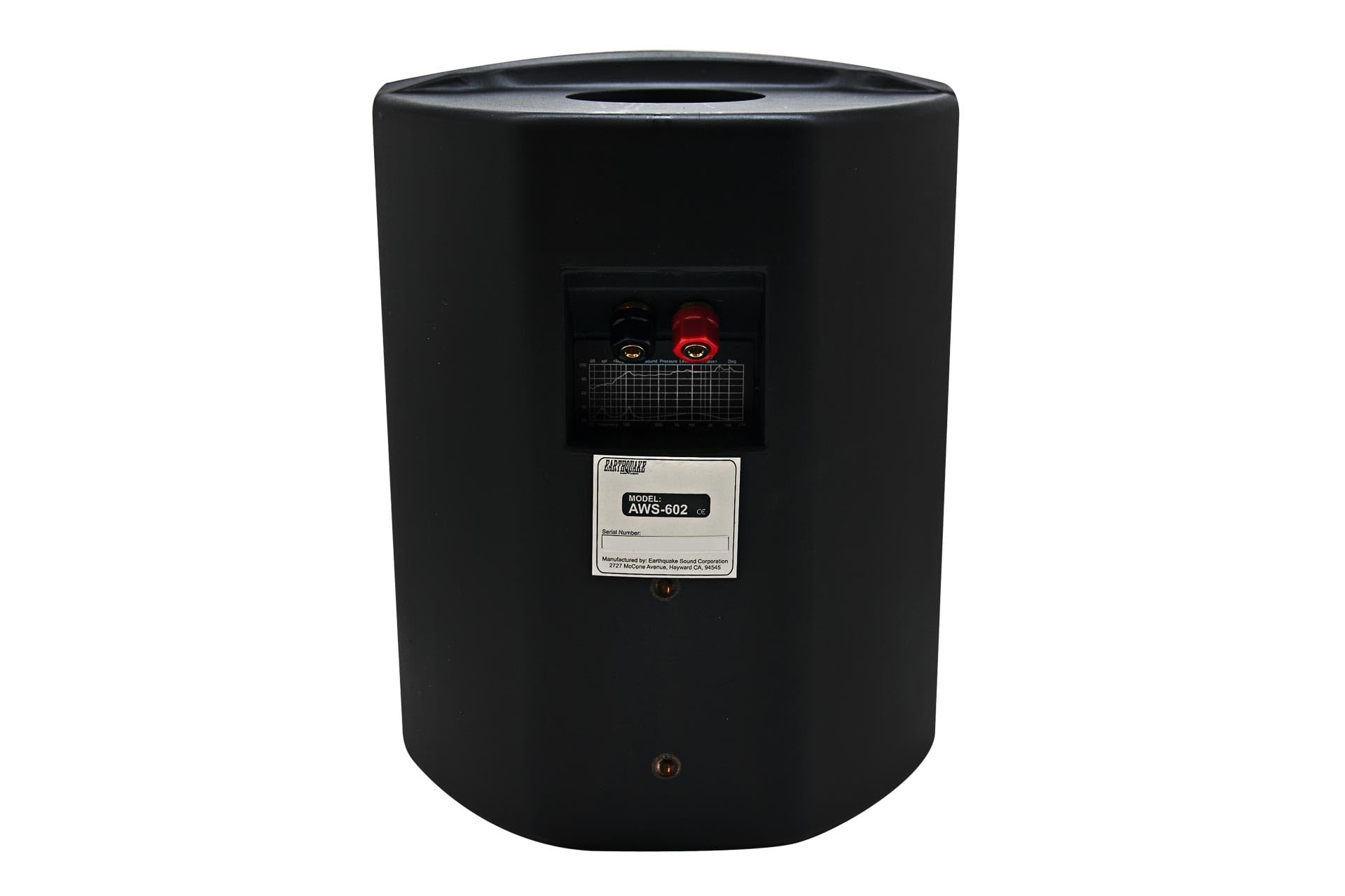 Earthquake Sound AWS-602B Waterproof Outdoor Speakers - All-Weather Indoor/Outdoor Stereo Sound System (Matte Black, Pair) - Perfect for Patio, Poolside, Garden & Backyard Entertainment