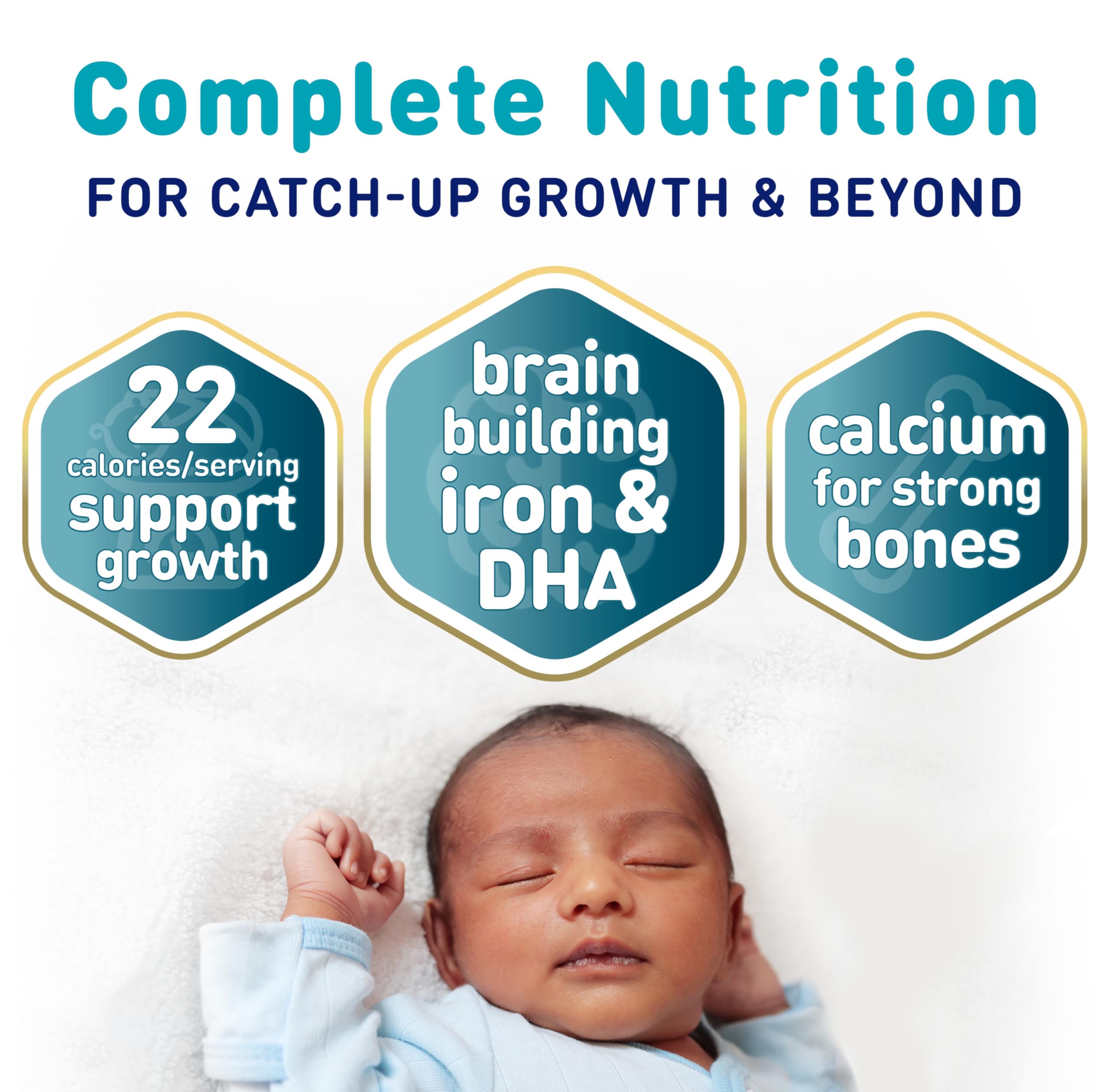 Enfamil NeuroPro EnfaCare High Calorie Premature Baby Formula - Iron Fortified Milk-Based Powder with DHA for Brain Development | Easy Digest Proteins, Vitamins & Minerals for Immune Support | 23 Oz Can (Pack of 4) | Ideal for Preterm Infants & NICU Graduates
