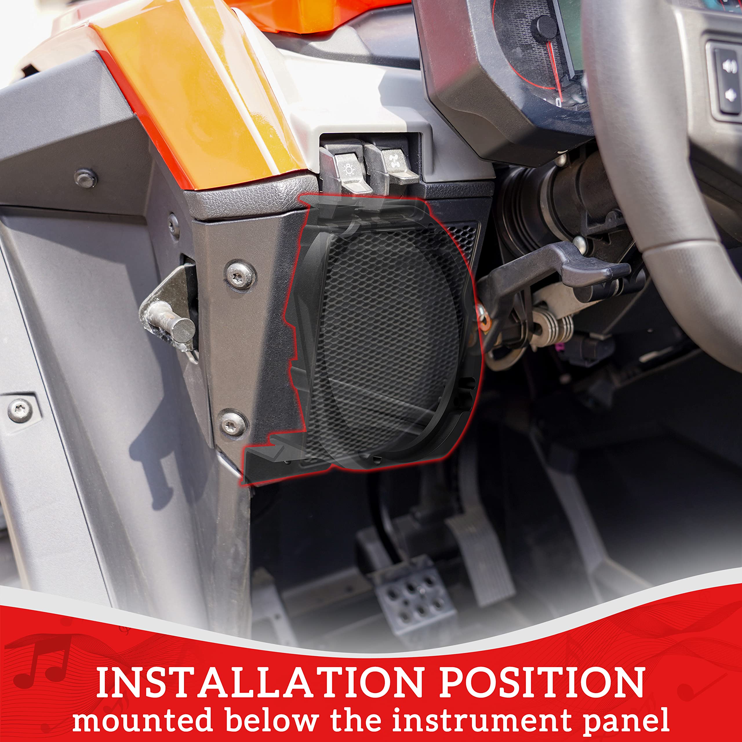 SAUTVS Under Dash Speaker Pods - 5