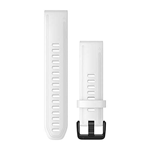 White Silicone with Black Hardware
