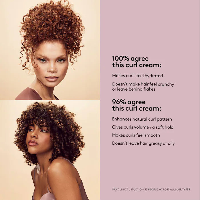 Fenty Beauty The Homecurl Curl Defining Styling Cream for Curly Hair - Hydrating & Frizz Control Styling Cream for Defined Curls & Waves, Perfect for Daily Styling & Special Occasions