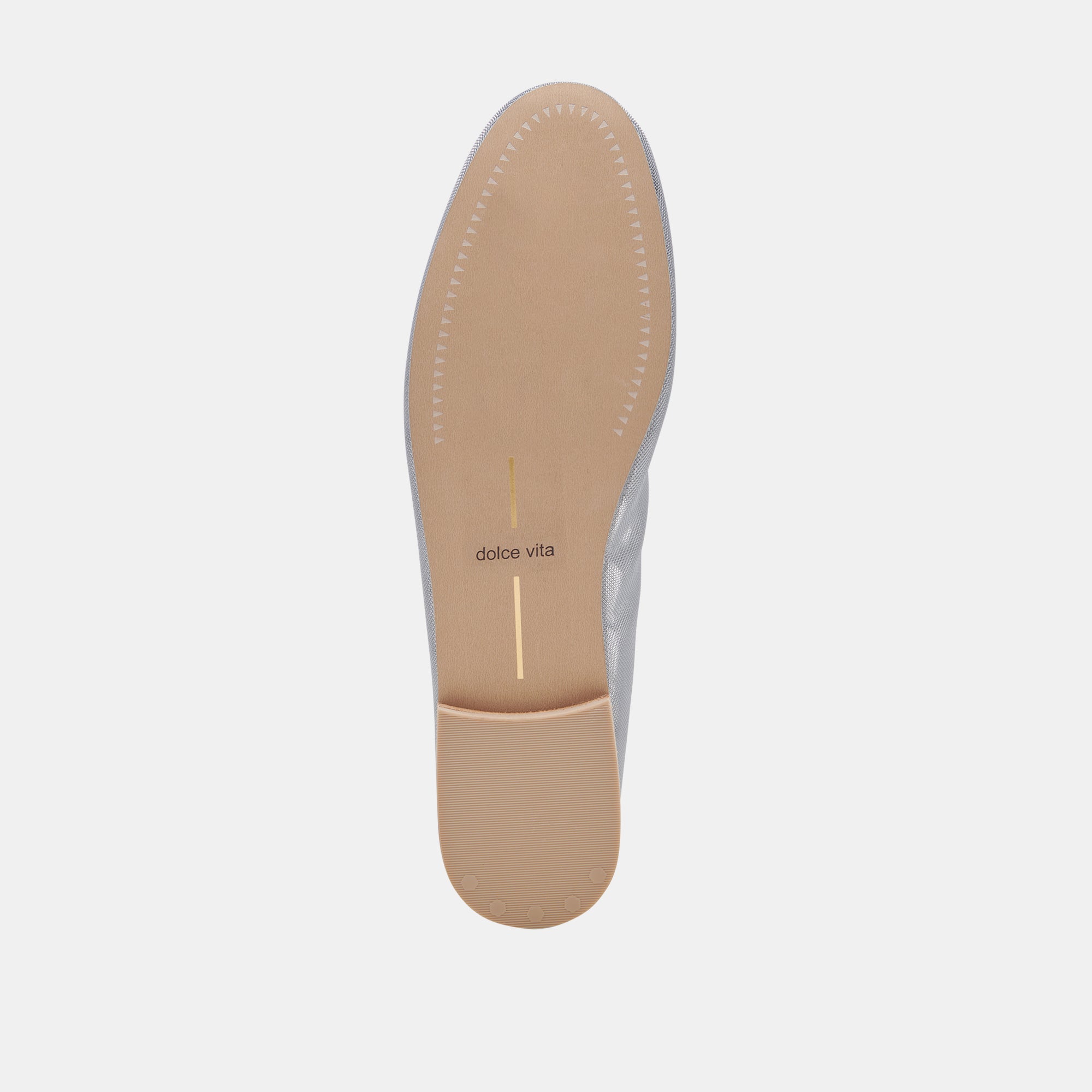 Cadel Women's Silver Mesh Ballet Flats - Comfortable & Stylish Shoes for Work, Casual Wear & Dance