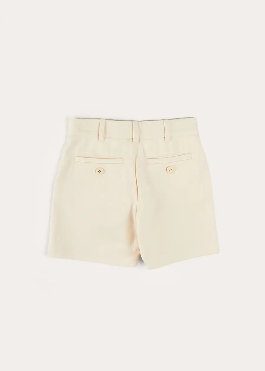 Plain Cotton Shorts for Kids - Comfortable White Shorts for Boys & Girls (Ages 4-10) - Perfect for Summer Play, Beach Outings & Casual Wear