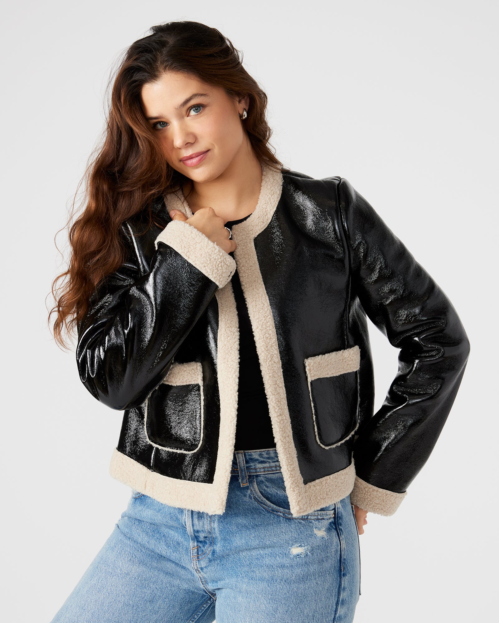 FIENNE Women's Black Jacket - Stylish & Comfortable Outerwear for Fall & Winter | Perfect for Casual Outings, Work & Travel