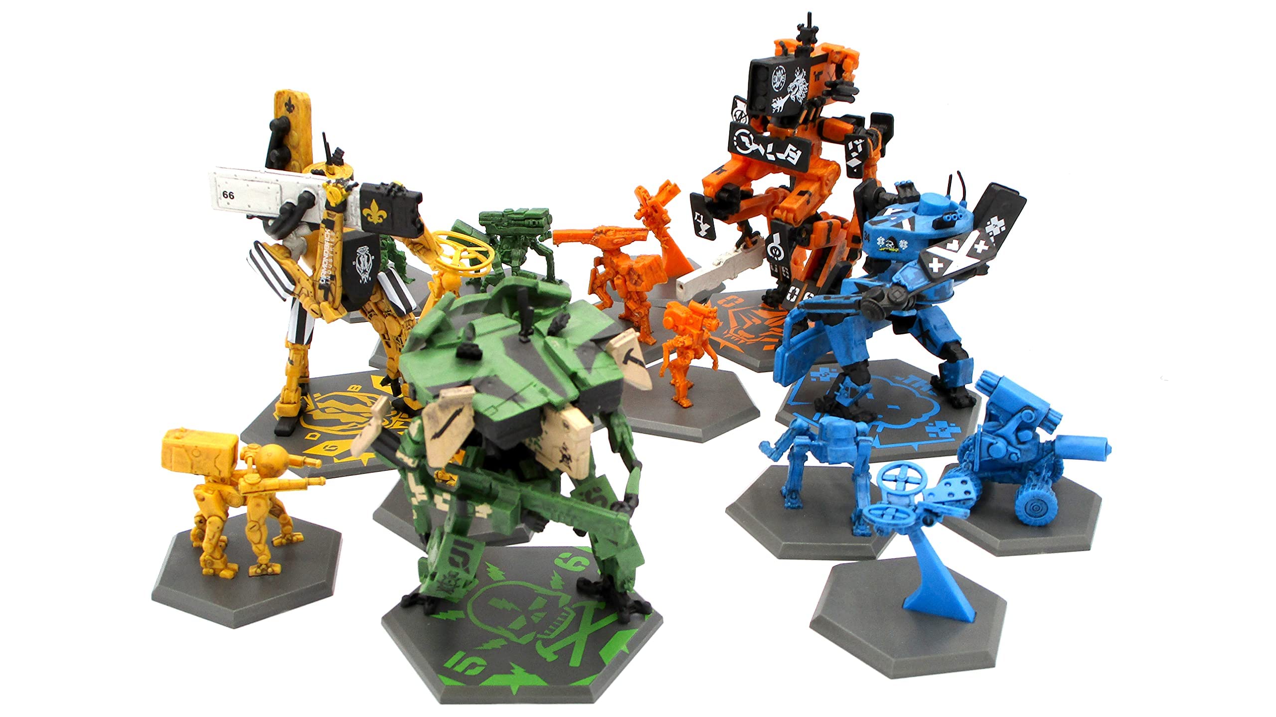 Weta Workshop Giant Killer Robots Heavy Hitters Core Box - Premium Collectible Robot Model Set for Tabletop Gaming & Sci-Fi Decor