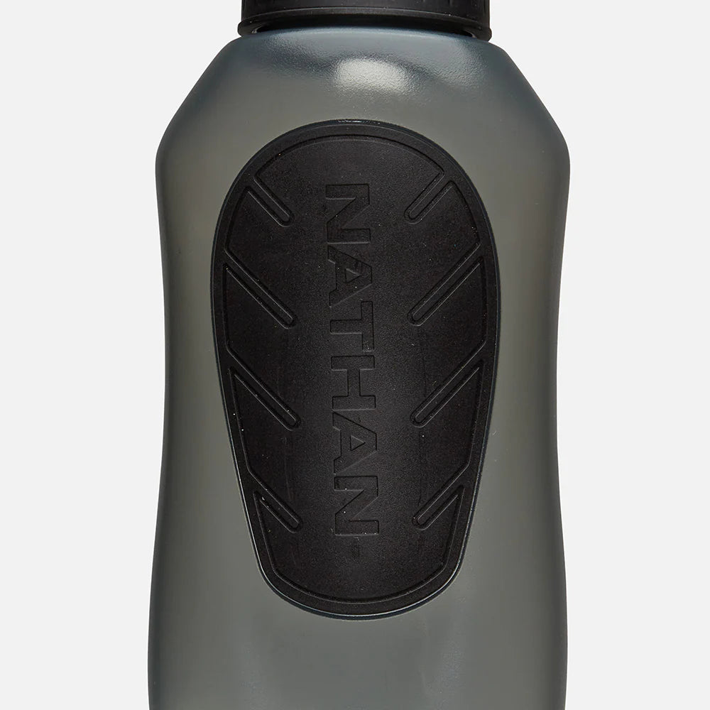 SpeedDraw 2 Flask 12oz Stainless Steel Water Bottle - Black & Reflective Silver - Leakproof & Insulated for Outdoor, Gym, Hiking & Travel