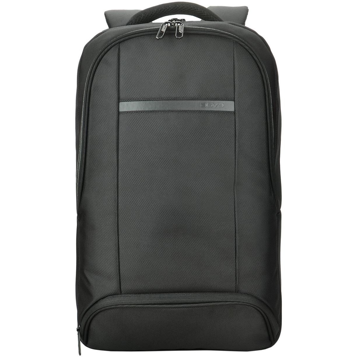AGVA Traveller 22L 15.6 Inch Laptop Backpack for Men & Women - Lightweight Water-Resistant Business Travel Backpack with USB Charging Port (Black) - Perfect for Commuting, College, Airplane & Office Use