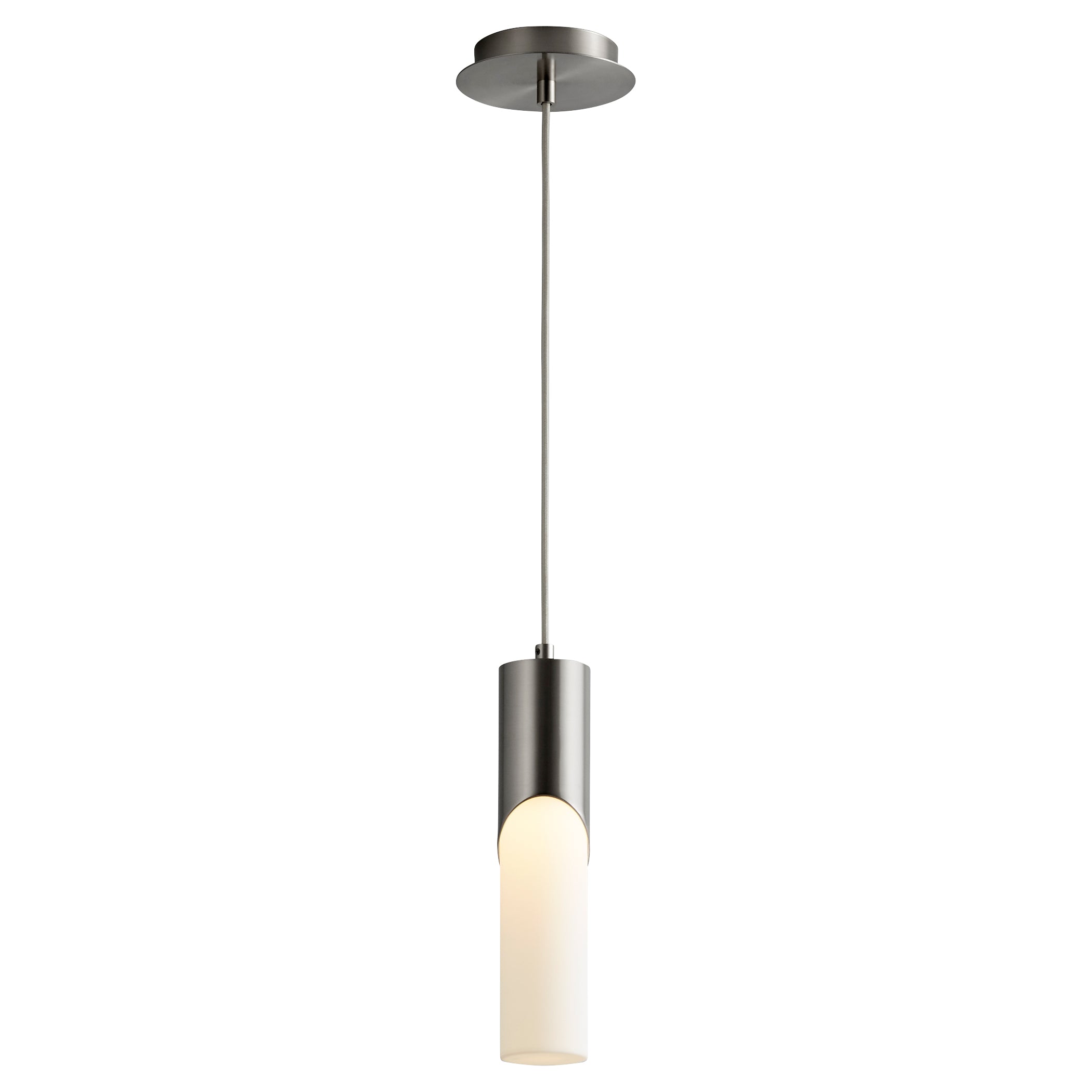 Oxygen Ellipse 3 668 224 Pendant Light Fixture in Satin Nickel Finish - Perfect for Modern Dining Room, Kitchen Island, and Bedroom Lighting
