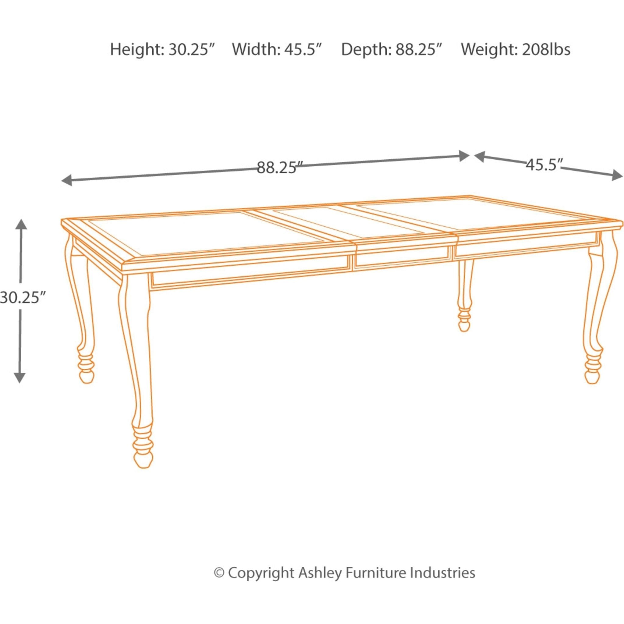 Coralayne Modern Dining Room Table Set for 6 - Elegant Wooden Kitchen & Dining Furniture for Home, Family Gatherings & Dinner Parties