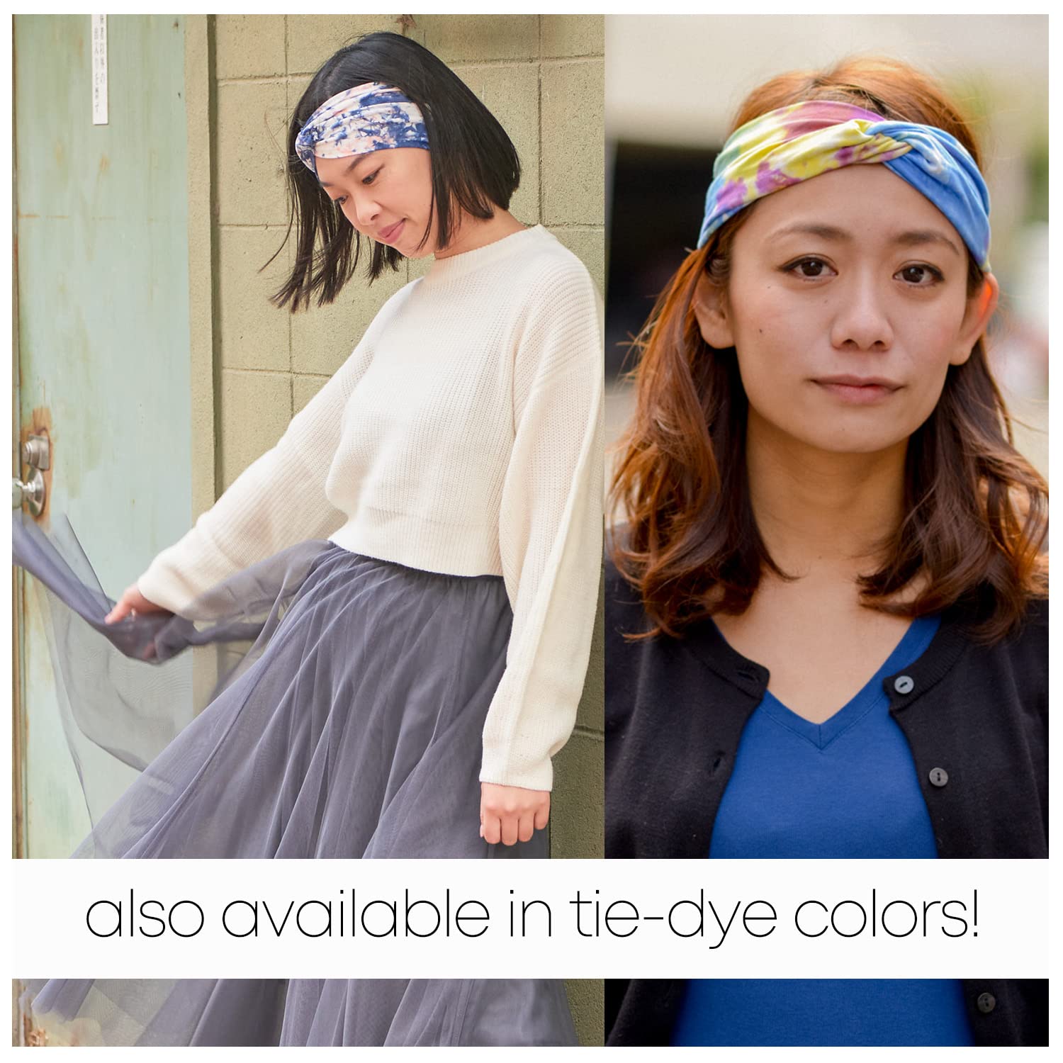 Versatile Unisex Headband Hair Wrap - Soft & Wide Gym Headband for Women & Men - Perfect for Workouts, Yoga, Running & Everyday Use - Green