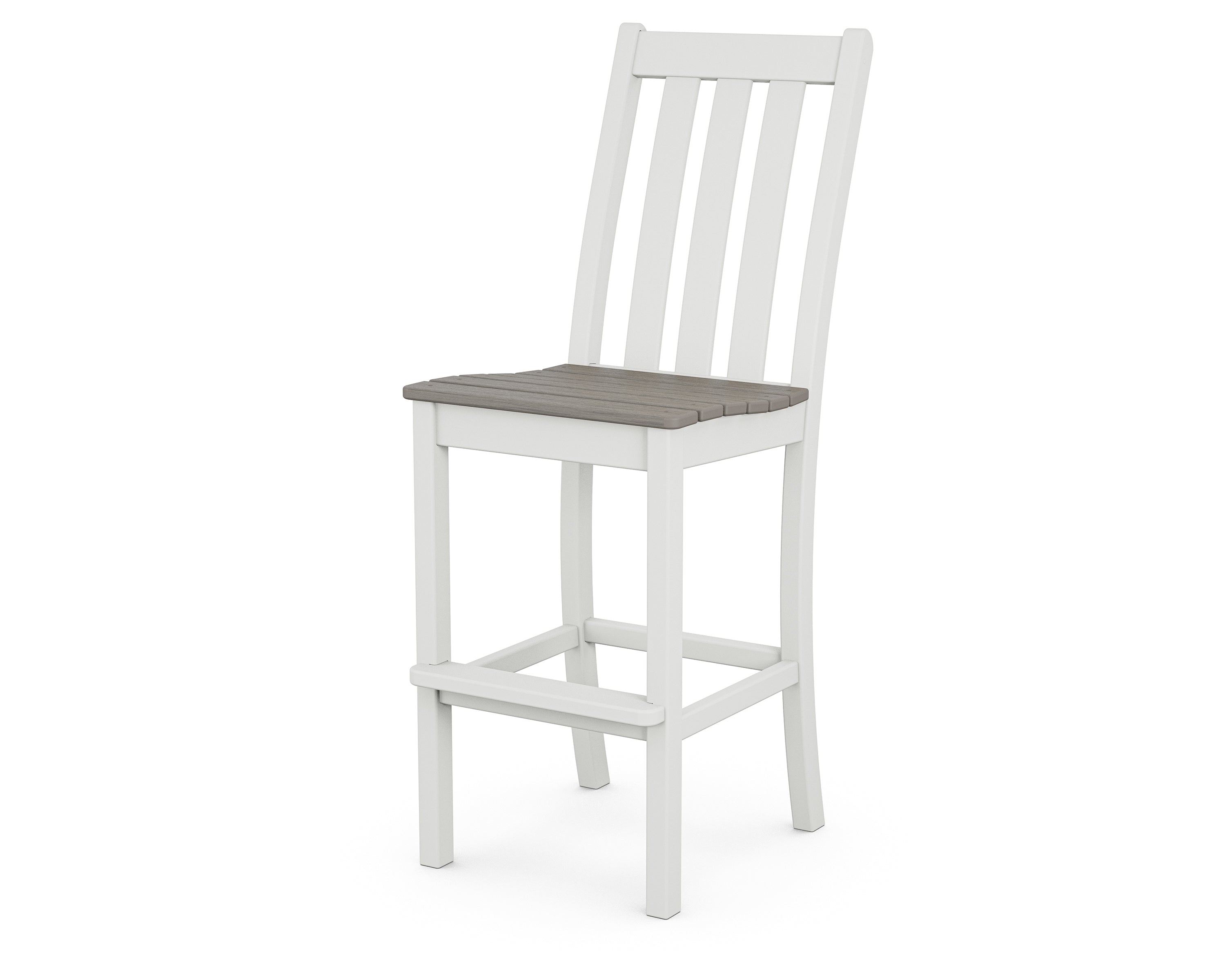 POLYWOOD Vineyard Bar Side Chair - Weather-Resistant Outdoor Dining Chair for Patio, Deck, or Poolside - Perfect for Entertaining Guests