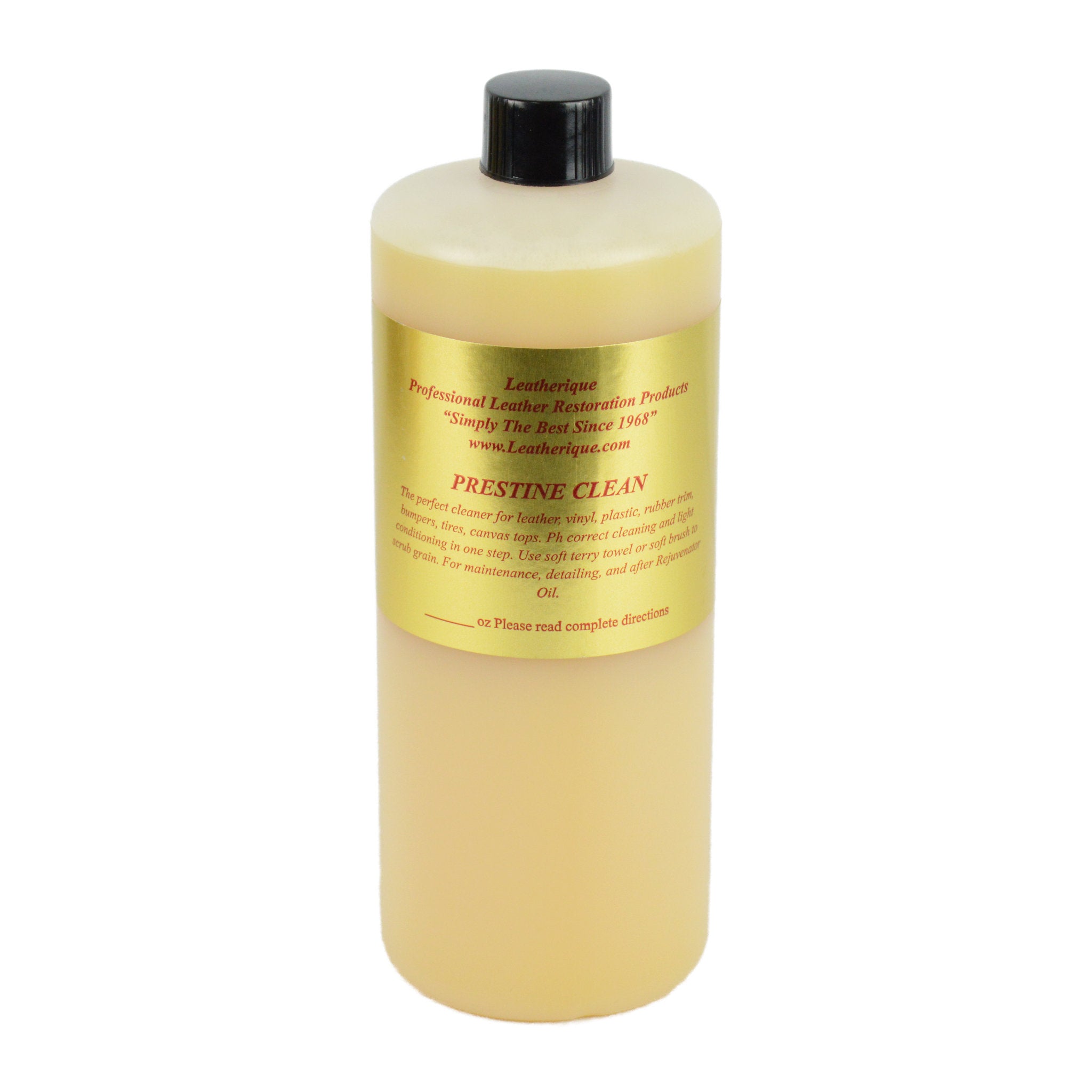 Leatherique Pristine Clean - Premium Leather Cleaner & Conditioner for Cars, Furniture & Bags | Restores Shine & Protects Leather | Ideal for Auto Detailing, Home Care & Luxury Accessories