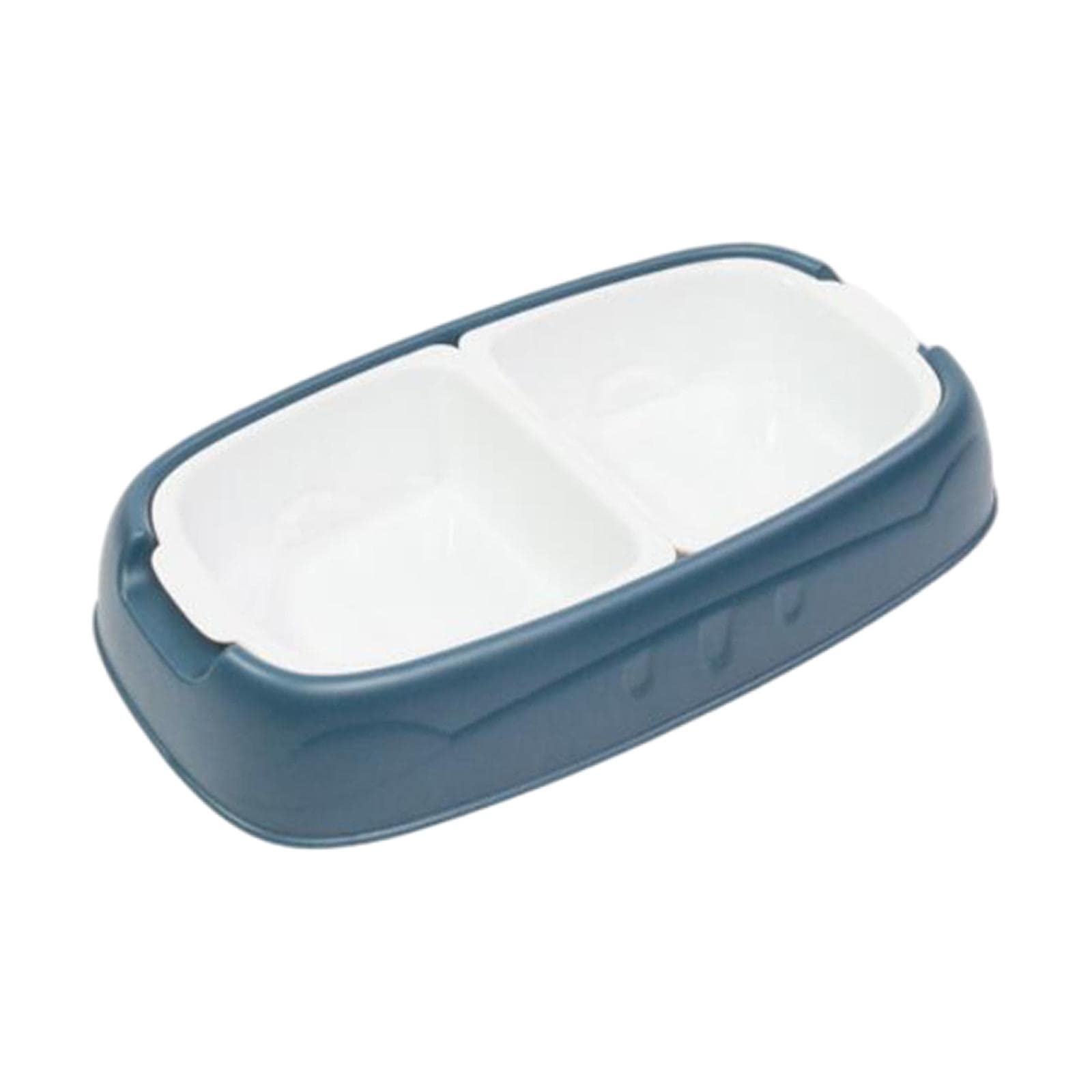 Enakshi Anti-Skid Pet Water and Food Bowl for Dogs and Cats - Durable Puppy Feeder Dispenser with Non-Slip Base - Blue Pet Supplies for Home, Travel, and Outdoor Use