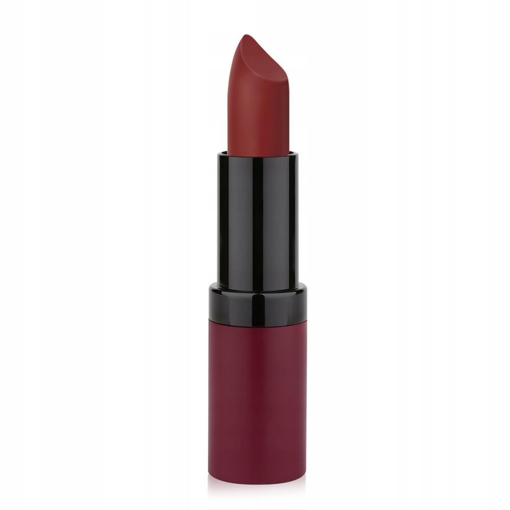 Golden Rose Velvet Matte Lipstick - #22 Roof Terracotta Red - Long Lasting Moisturizing Lip Color for Women - Perfect for Date Night, Parties & Everyday Wear