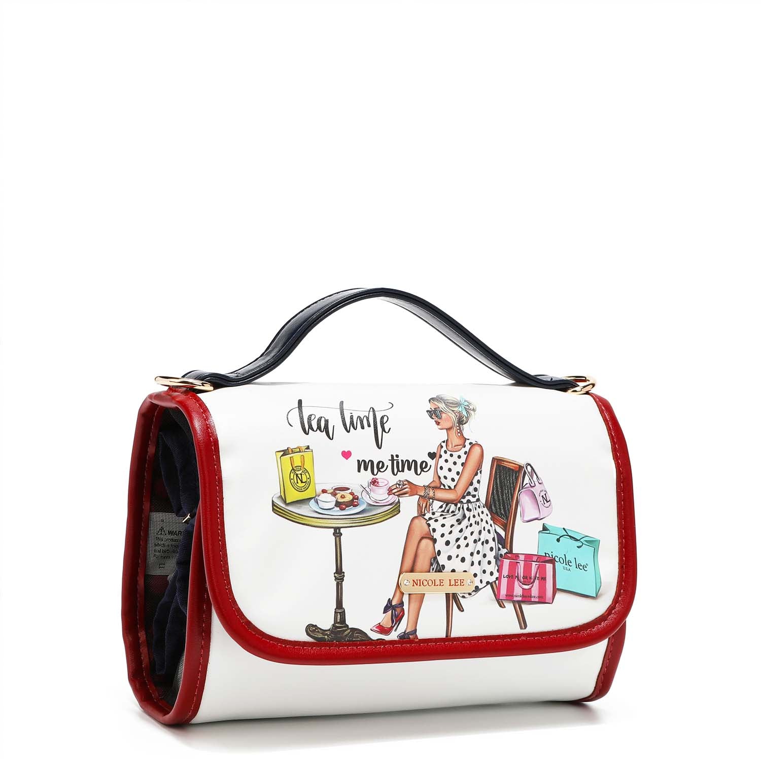 Hanging Cosmetic Travel Bag - Waterproof Makeup Organizer with Multiple Pockets for Toiletries, Perfect for Travel, Gym, and Daily Use