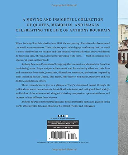 Anthony Bourdain Remembered - Biography, Travel & Culinary Legacy | Perfect for Food Lovers & Travel Enthusiasts