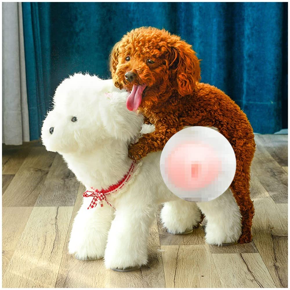 Pet Dog Partner Toy for Male Dogs in Heat - Plush Doll Bride for Anxiety Relief in Chihuahuas & Puppies - Funny Stress Relief Toy for Estrus & Separation Anxiety (Perfect for Calming Nervous Dogs During Breeding Season or Alone Time)