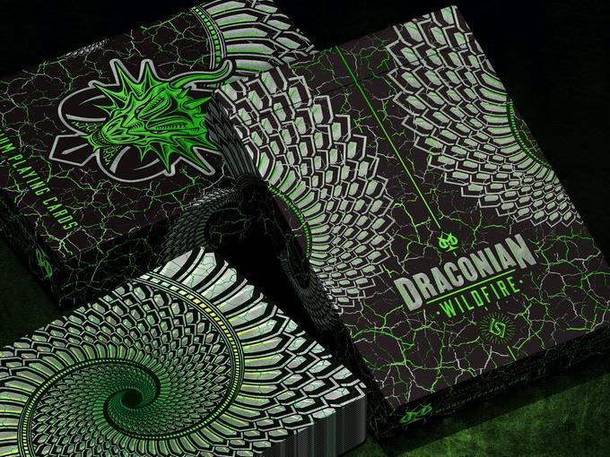 Draconian Wildfire Playing Cards - Premium Poker Deck for Magic Tricks, Card Games & Collectibles | Perfect for Poker Nights, Magic Shows & Gifts