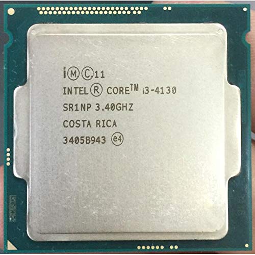 Intel Core i3-4130 Haswell Processor 3.4GHz 5.0GT/s 3MB LGA 1150 - Desktop CPU for Gaming, Office & Home Computing | Compatible with Windows & Linux PCs