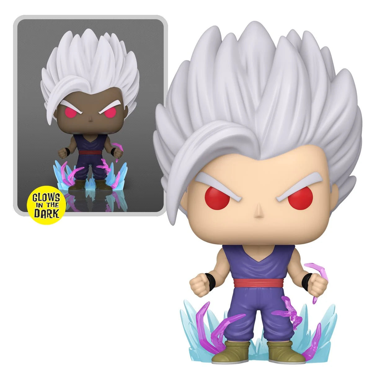 Dragon Ball Super: Super Hero Son Gohan (Beast) Funko Pop! Vinyl Figure #1703 - Glow in The Dark Chase Edition - Collectible Anime Toy for Fans & Gift Idea
