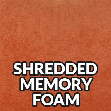 Orange (Shredded Memory Foam)