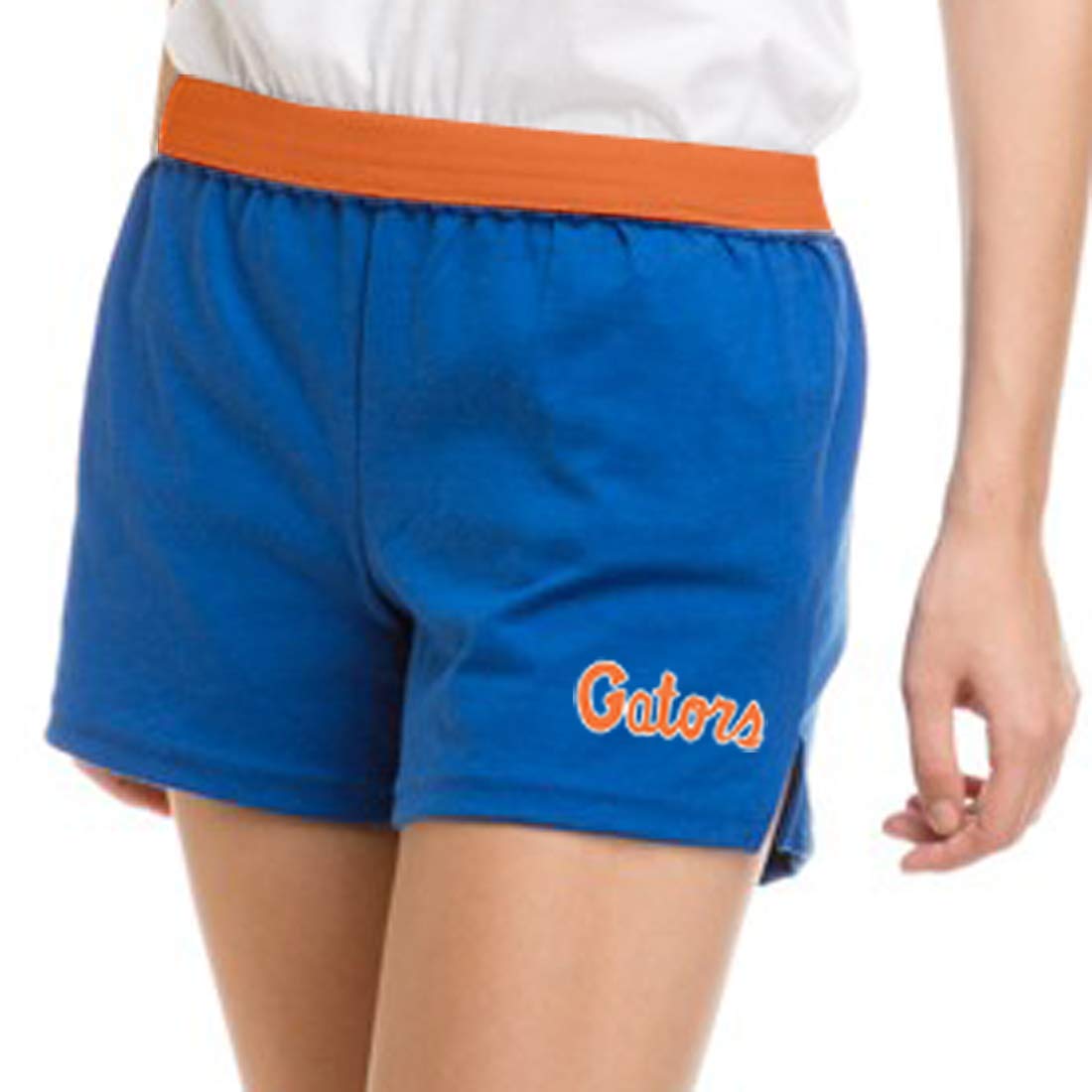 Soffe Women's Florida Gators Classic Gym Shorts - Blue - Comfortable Athletic Shorts for Running, Workouts & Casual Wear - Perfect for College Fans, Gym Sessions and Everyday Comfort