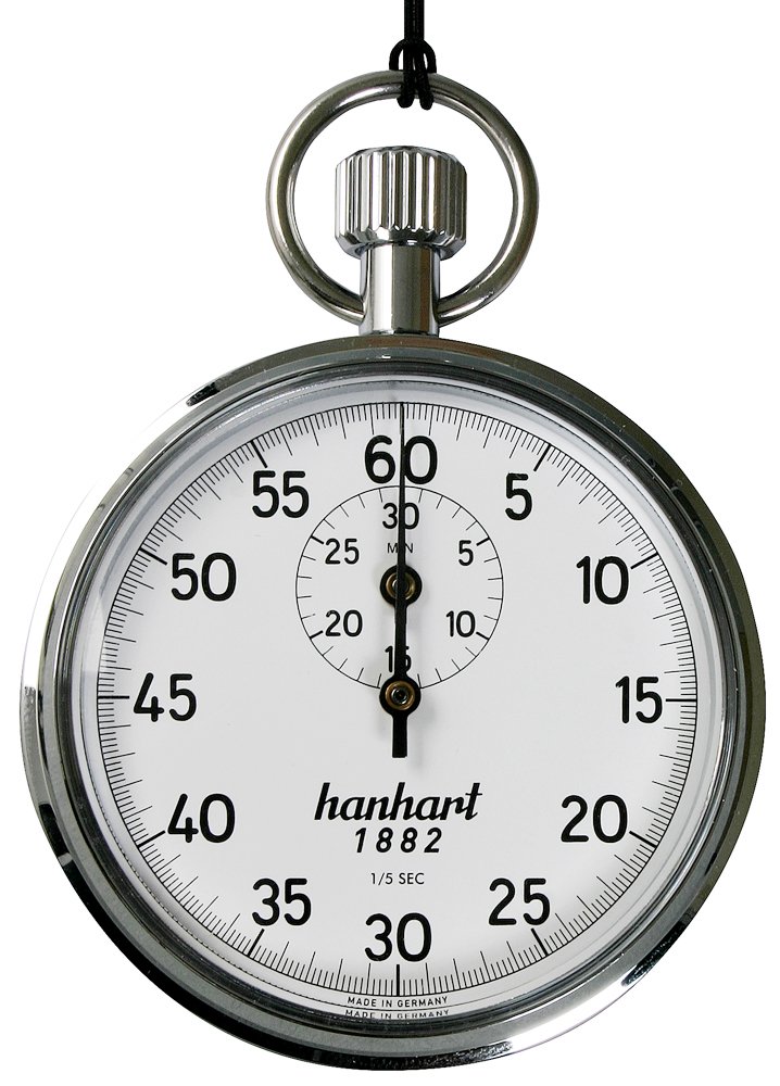112-05T Analog Stopwatch with 1/5 Second Precision - Sports Timing, Classroom Experiments & Fitness Training Stopwatch