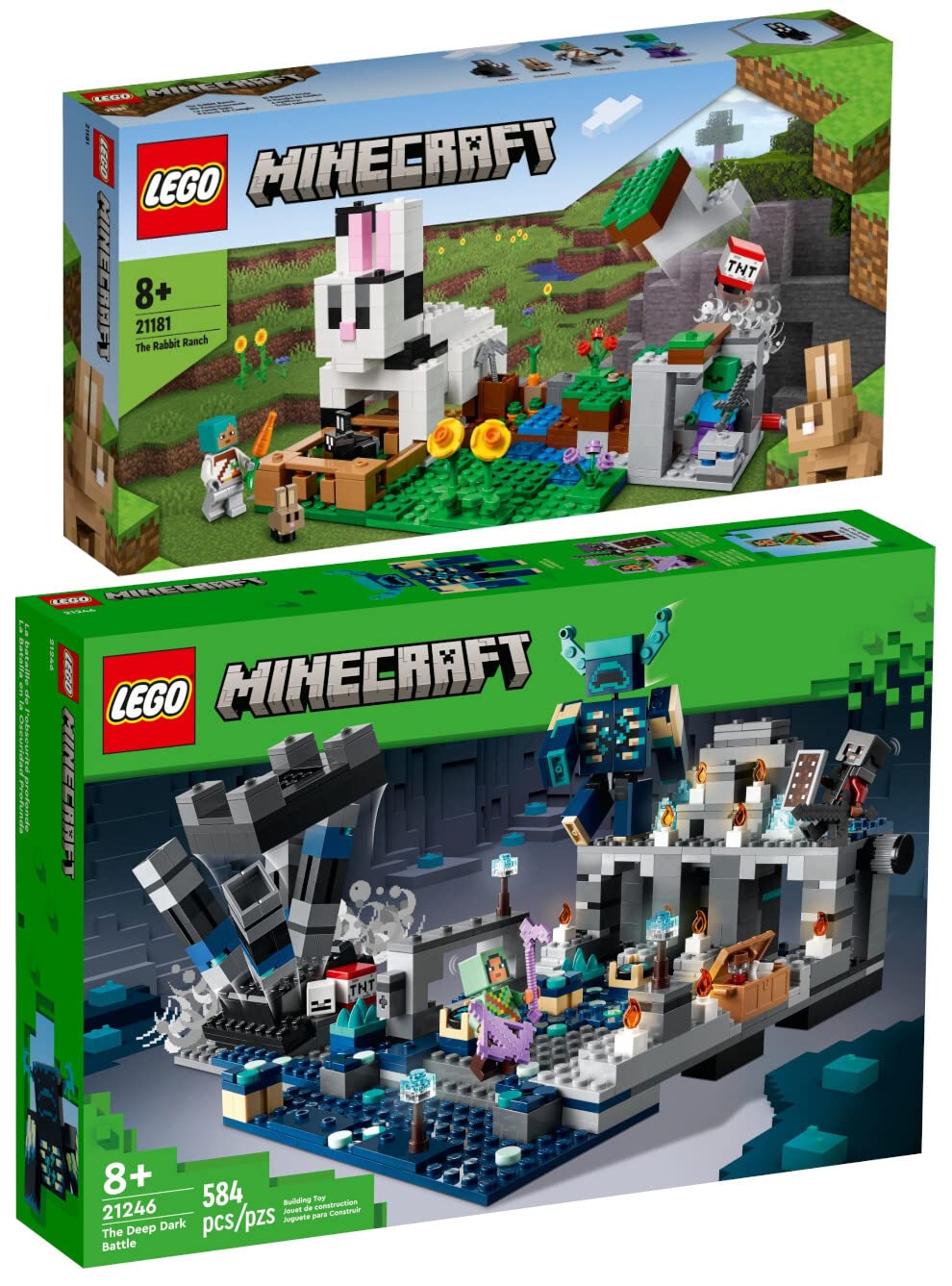 LEGO Star Wars 2-Pack: 21246 The Duel in the Dark & 21181 The Rabbit Ranch - Perfect for Kids' Birthday Gifts and Star Wars Fans Collection