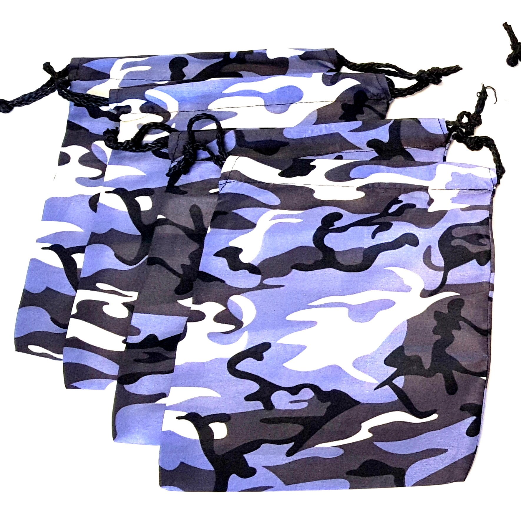 12 Pack Camouflage Drawstring Backpacks - Durable & Lightweight for School, Gym, Sports & Outdoor Activities