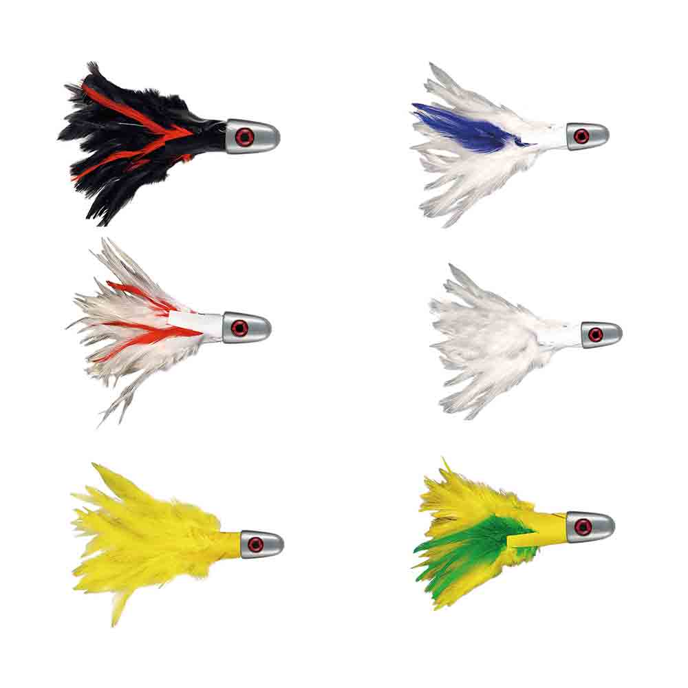 C&H No Alibi Trolling Feathers - Premium Fishing Lures for Bass, Trout & Walleye - Perfect for Freshwater & Saltwater Angling Adventures