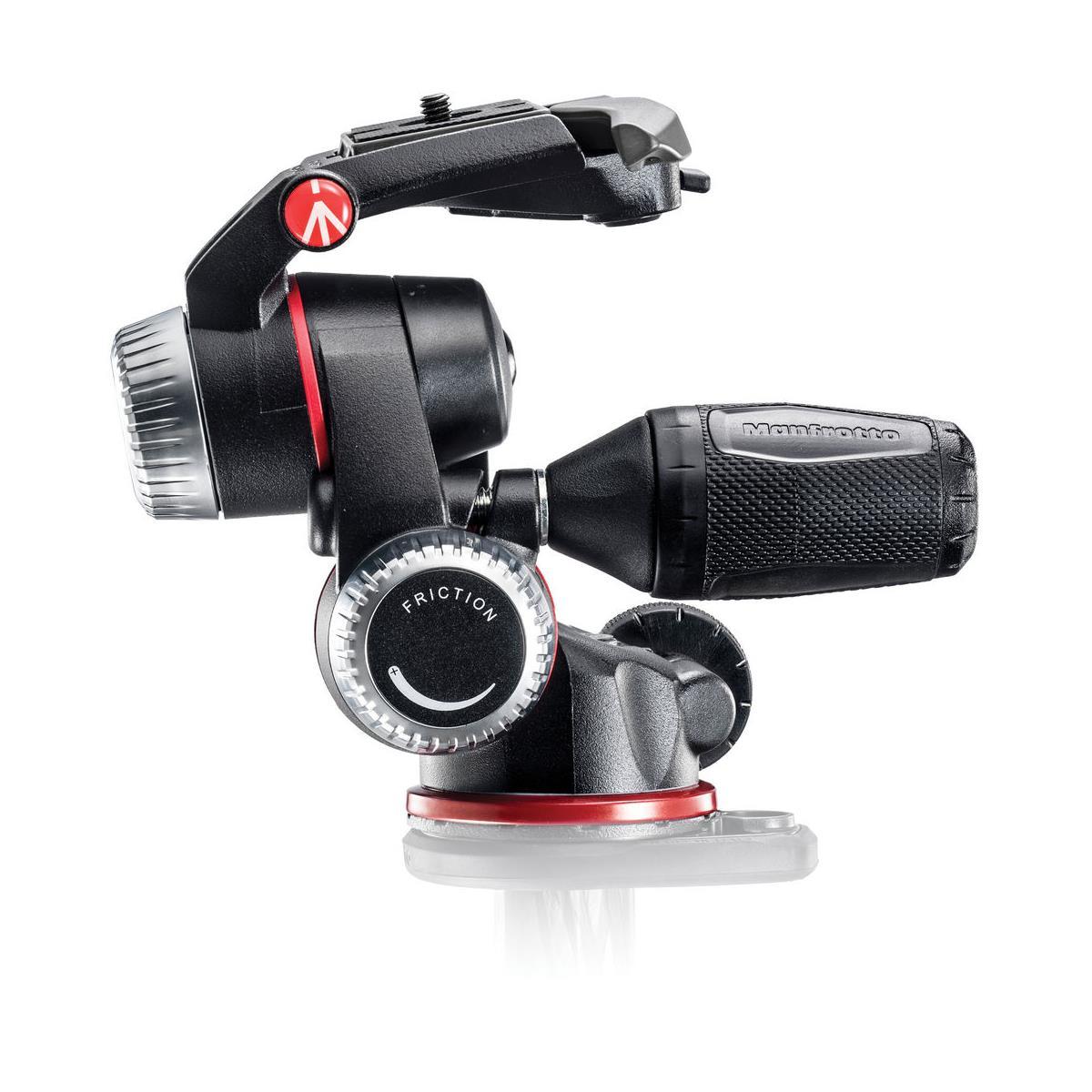 Manfrotto MHXPRO-3W Professional 3-Way Pan/Tilt Head with Quick Release - Perfect for DSLR Cameras, Video Cameras & Tripods - Ideal for Photography, Videography & Studio Work