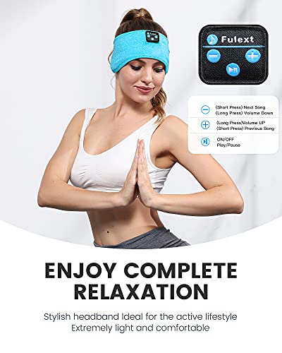 Perytong Wireless Bluetooth Sleep Headband Headphones for Side Sleepers - HD Hi-Fi Audio, Comfortable for Travel, Yoga, Running, Jogging - Perfect Gift for Men & Women - Ideal for Nighttime Relaxation, Meditation, and Gym Workouts
