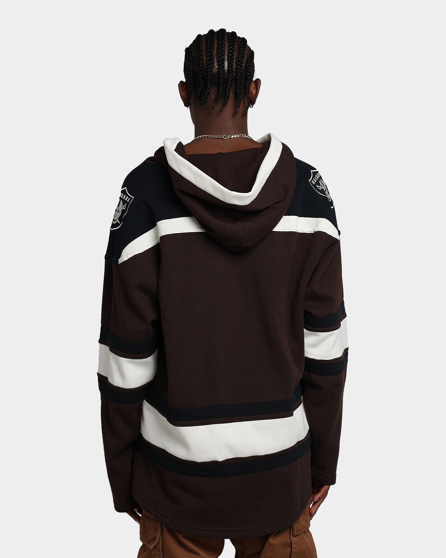 47 Brand Las Vegas Raiders Superior Lacer Hoodie Brown - NFL Fan Apparel for Game Day & Casual Wear