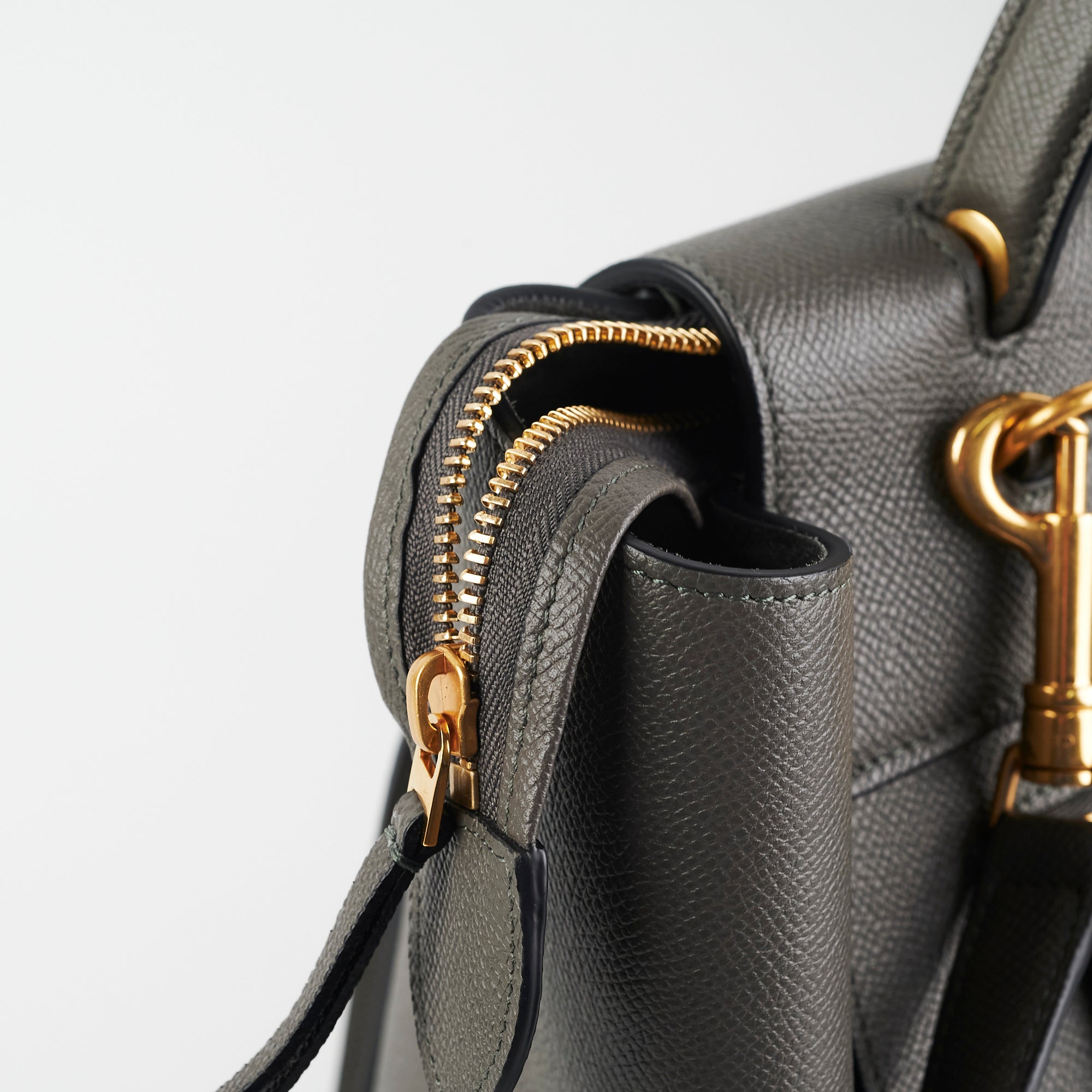 Celine Mini Grey Belt Bag for Women - Stylish Crossbody Shoulder Bag - Perfect for Work, Travel & Everyday Use