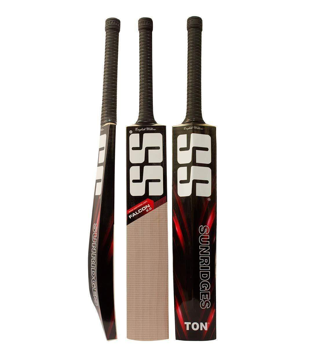 SS Falcon 2.0 Adult Cricket Bat - Premium English Willow Cricket Bat for Men & Women - Perfect for Professional Matches, Training & Backyard Cricket Games