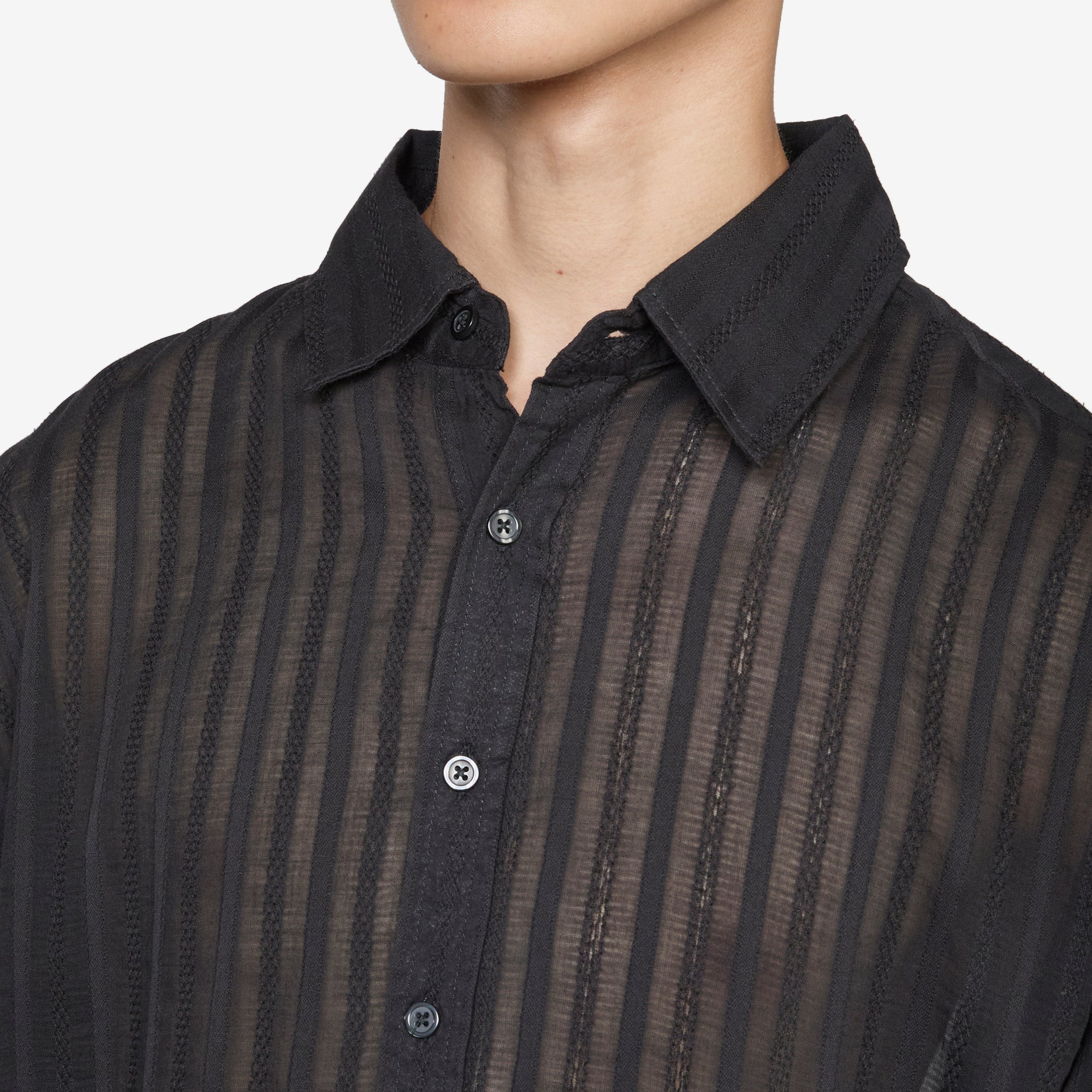 BB Shirt Sheer Black - Stylish See-Through Blouse for Women | Perfect for Night Out, Party & Date Night