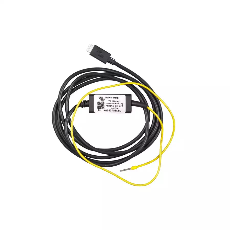 VE.Direct Non-Inverting Remote On/Off Cable for Victron Energy Devices - Perfect for Solar Power Systems, Marine & RV Applications