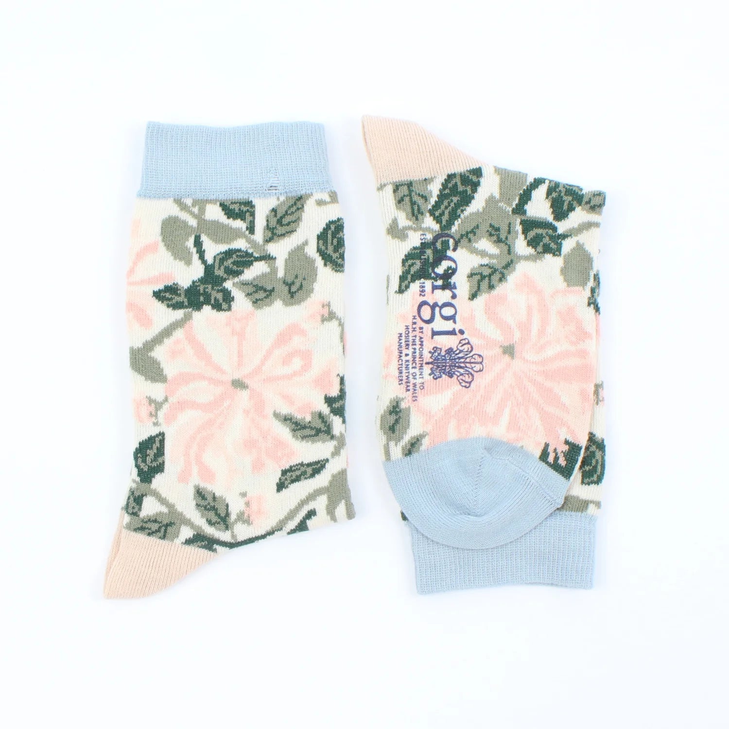 William Morris Honeysuckle Cotton Socks for Kids - Soft & Comfortable Children's Ankle Socks - Perfect for School, Play & Everyday Wear
