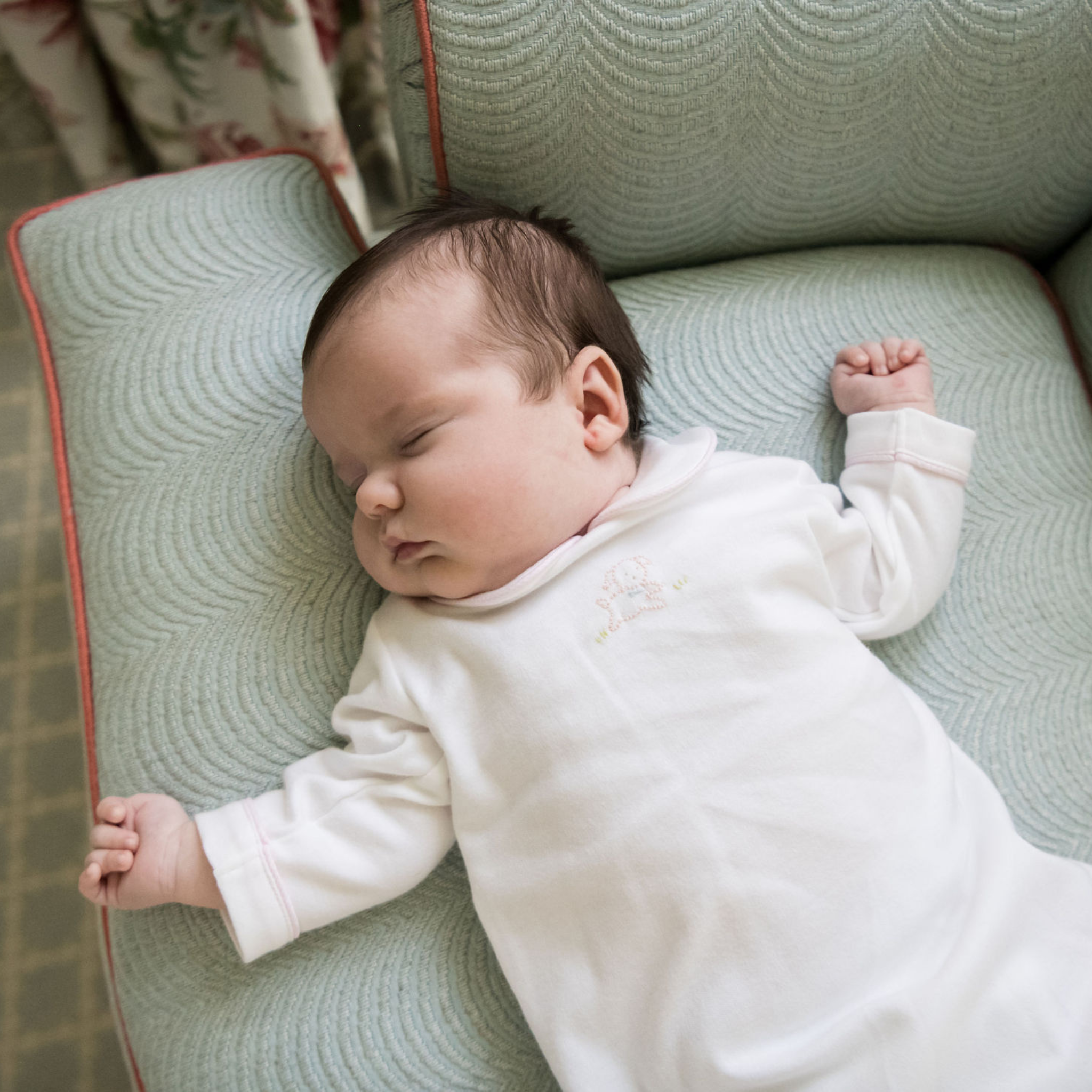Soft Cotton Knit Puppy Sack for Baby - Cozy & Breathable Newborn Swaddle Blanket for Sleeping, Nursing & Cuddling