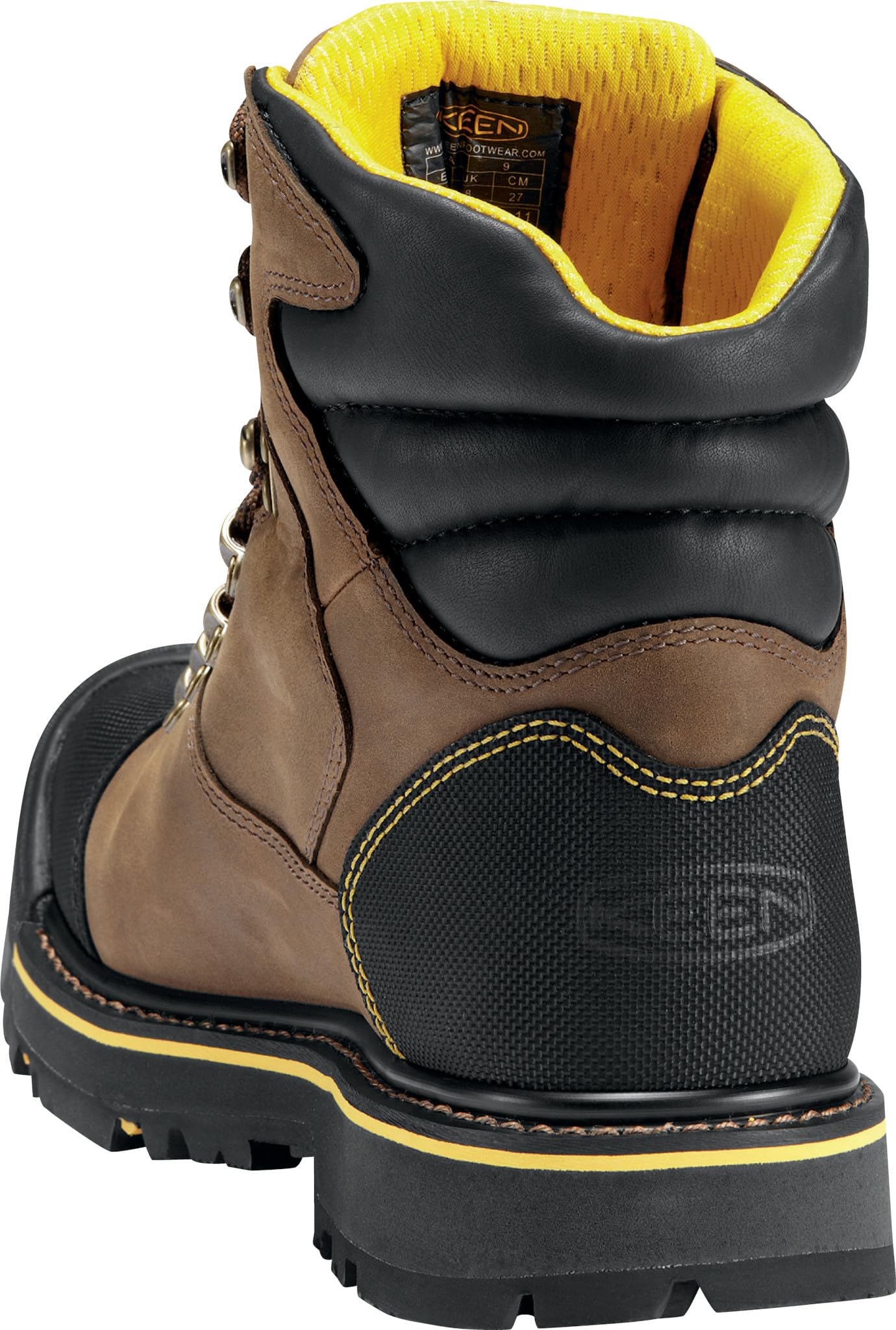 KEEN Utility Men's Milwaukee 6 Inch Waterproof Steel Toe Work Boots - Durable Safety Shoes for Construction, Warehouse & Outdoor Work