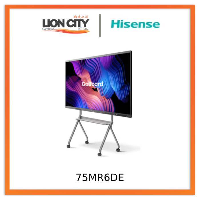Hisense 75MR6DE 75-Inch 4K UHD Smart Interactive Whiteboard - Digital Display for Classrooms, Meetings & Presentations | Touch Screen Board with Android OS