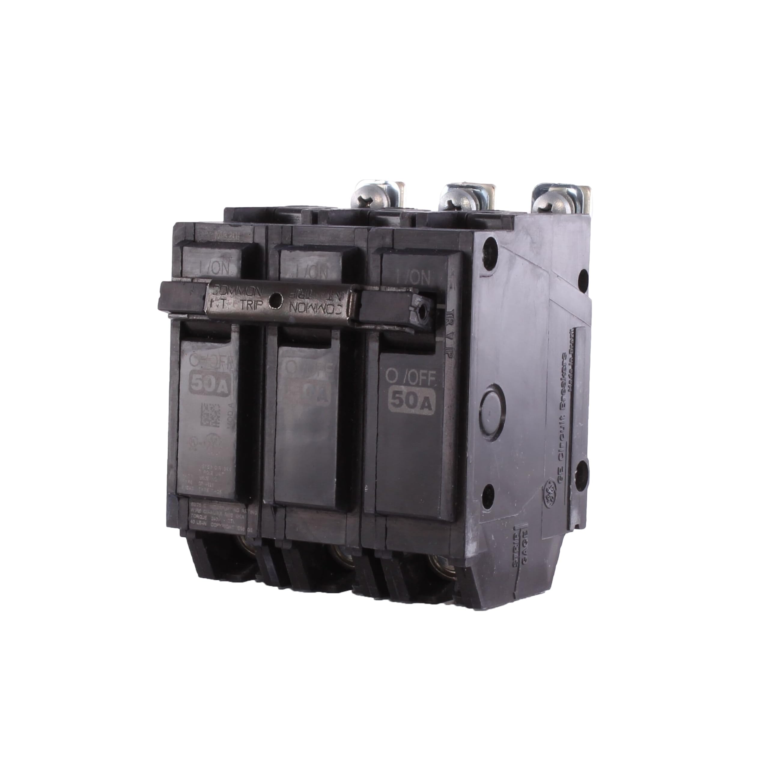 3P 50 Amp 240V Bolt-On Circuit Breaker - Heavy Duty Electrical Protection for Industrial Panels & Commercial Equipment