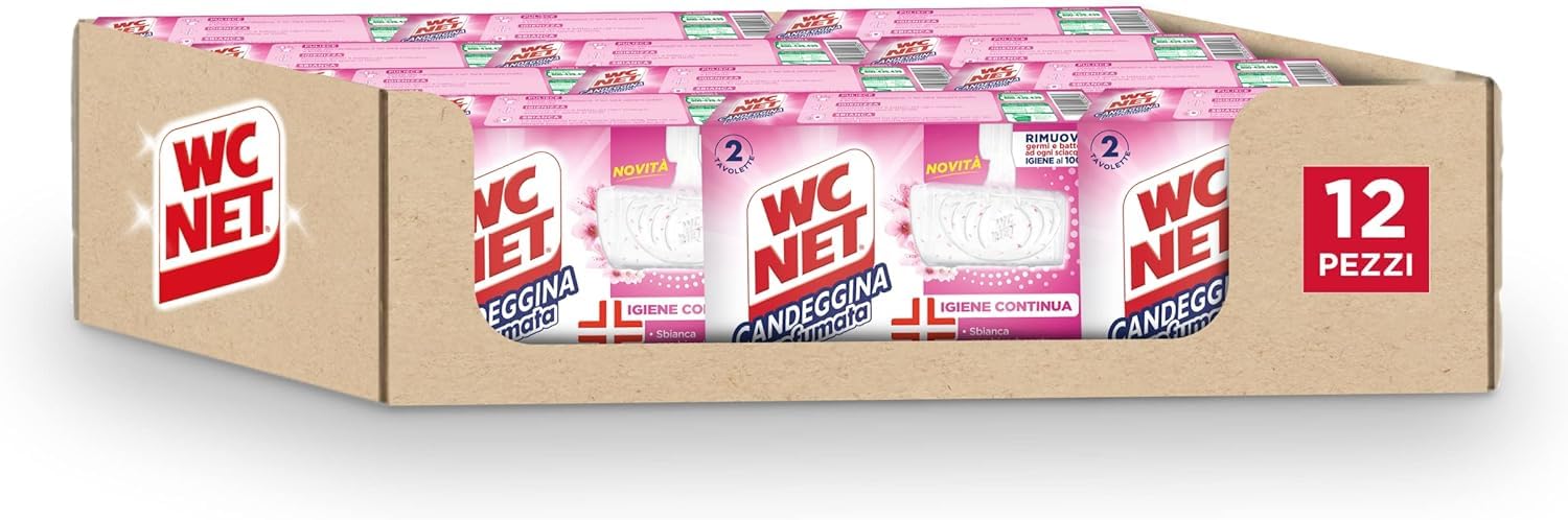 Sanitizing Cleaner Tablets - Bleach Scented, Kills 99.9% Germs & Bacteria, Whitening Action, 2-Pack (24 Tablets Total) - Perfect for Toilets, Sinks & Household Disinfection