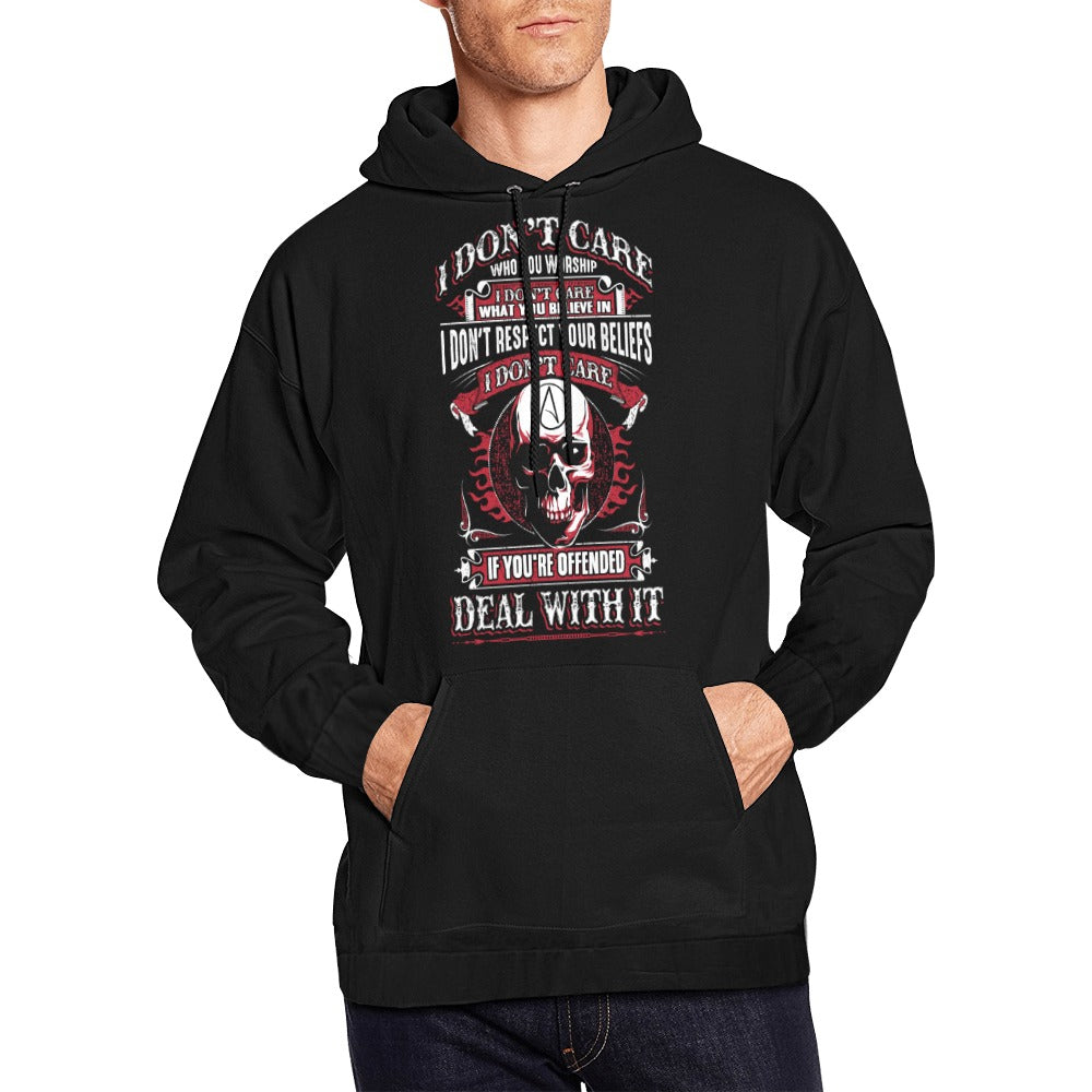 Comfortable I Don't Care Hoodie - Soft Cotton Pullover Sweatshirt for Men & Women | Perfect for Casual Wear, Street Style & Relaxing at Home