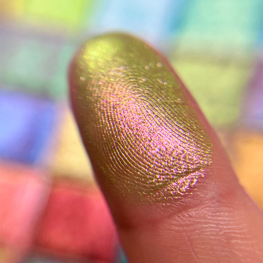 Royal Pear | Earth Vibrant Multichrome Eyeshadow Palette - Long Lasting Pigmented Makeup for Day & Night Glam Looks