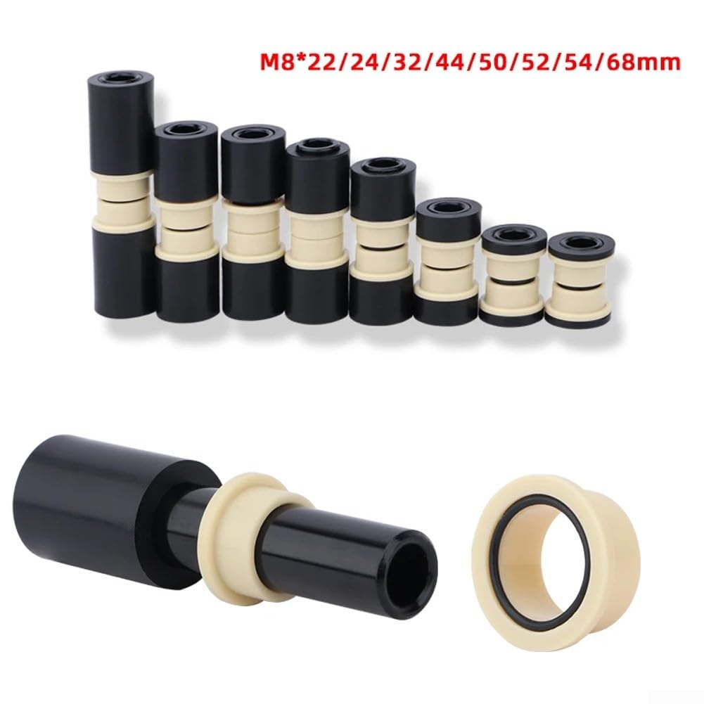 Premium Mountain Bike Rear Shock Absorber - 125mm/150mm/165mm/190mm/200mm Bicycle Rear Suspension with Air Shock Lockout - Ideal for Trail Riding, Downhill & Enduro Cycling